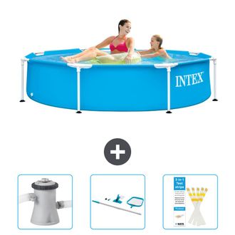 Intex Piscina Con Estructura Redonda - 244x51 Cm - 4-piezas Scb82