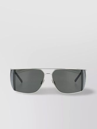 Saint Laurent metal wraparound sunglasses