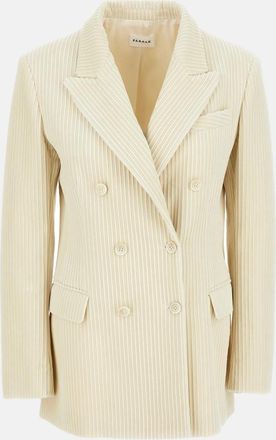 Parosh White Double-breasted Blazer