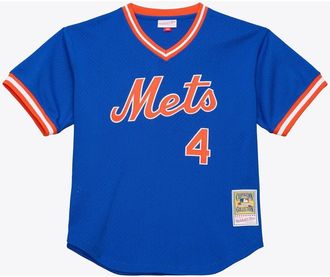 Mitchell & Ness Mens Mitchell & Ness Lenny Dykstra Royal New York Mets Authentic Batting Practice Jersey at Nordstrom, Size Xx-Large