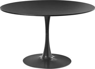 Beliani Mesa de comedor de derivado de madera 4 personas l120