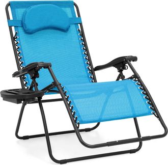 Best Choice Products Oversized Zero Gravity Chair, Folding Outdoor Patio Lounge Recliner w/ Cup Holder