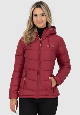 Alife And Kickin Steppjacke ALIFE & KICKIN AndriaAK, Damen, Gr. S (36), rot (cranberry, rot), Steppware, Obermaterial: 100% Polyester, colorblocking, tailliert, ohne A