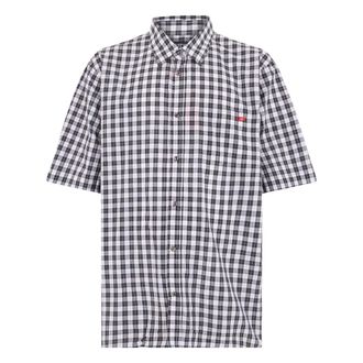 Diesel Gingham-print overhemd met korte mouwen - Heren - Overhemden - Veelkleurig - Maat: 2XL Katoen