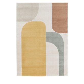 DRAWER Alfombra contempor&aacute;nea con motivo geom&eacute;trico - 120 cm x 170 cm