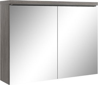 Badplaats Badplaats Armario Espejo Paso 80 X 20 X 60 Cm - Roble Gris - Mu