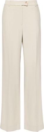 Toteme straight-leg tailored trousers - women - Wool/Viscose - 32 - Neutrals