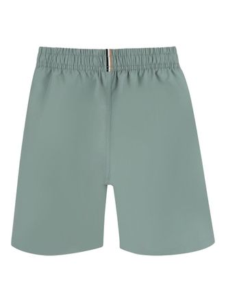 HUGO BOSS Lightweight Polyester Swim Shorts - Green