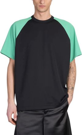 Comme Des Gar&ccedil;ons two-tone T-shirt - men - Fabric - S - Black
