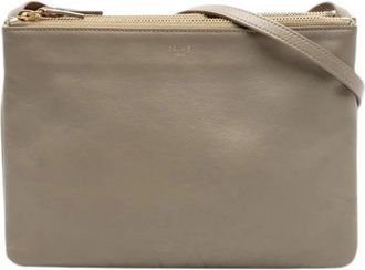 Celine Pre-owned Cross Body Bags, female, Brown, Size: ONE SIZE Pre-owned The Trio