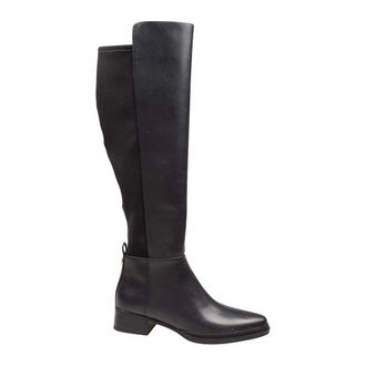 Michael Kors High Boots, female, Black, 4 UK, Lex Leather Boot