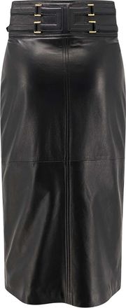 Elisabetta Franchi Leather Skirt