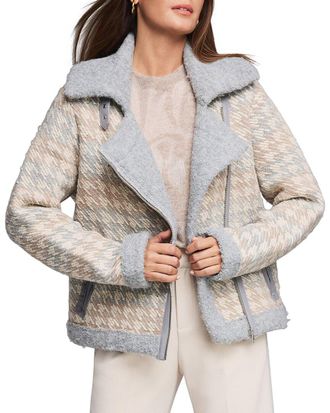 Nic+Zoe Nic+Zoe Houndstooth Knit Wool-Blend Jacket