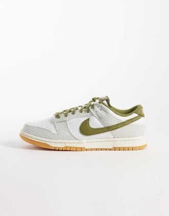 Nike Dunk Low Retro - Sneakers bianco sporco e kaki