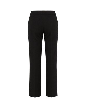 Liu Jo Straight-Leg Flannel Trousers - Black