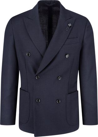 Lardini Blazer Doppiopetto In Lana Vergine