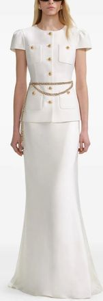 Self Portrait Abito in taffetà - Toni neutri