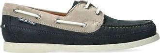 Mephisto Moderne en sportieve veterschoen voor heren - Heren - Veterschoenen - Blauw - 41 EU - Leer - Schoenen
