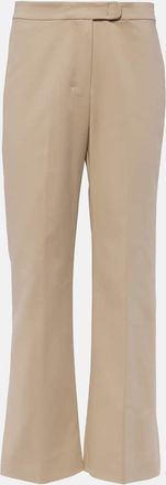 Max Mara Conico cotton-blend flared pants