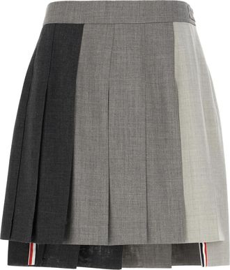 Thom Browne Multicolor Wool Skirt