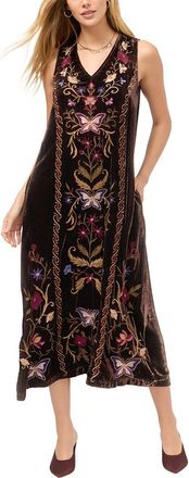 Johnny Was Carminia Silk-Blend Tank Dress