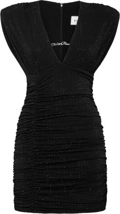 Philipp Plein Abito corto in jersey - Nero