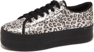 Jeffrey Campbell Leopard Print Wedge Shoe Zomg - Dames - Sneakers - Veelkleurig - 40 EU - Schoenen