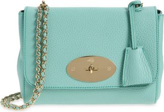 Mulberry Lily Heavy Grain Leather Satchel in Marina Blue at Nordstrom