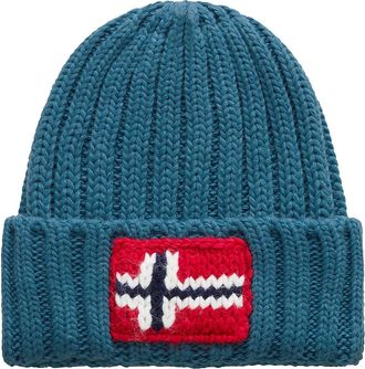 Napapijri Mens Napapijri F-Semiury Beanie - Blue