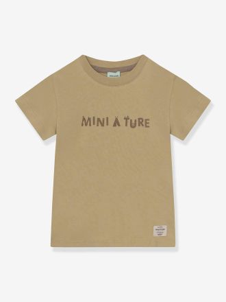 MINI A TURE Kinder T-Shirt MATCHARLEY MINI A TURE mit Bio-Baumwolle gr&uuml;n