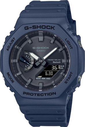 Casio Mens G-Shock Blue Bluetooth Tough Solar Sport Watch - GA-B2100-2ADR