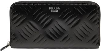 Prada Black Leather Coin Purse/Coin Case (Pre-Owned)