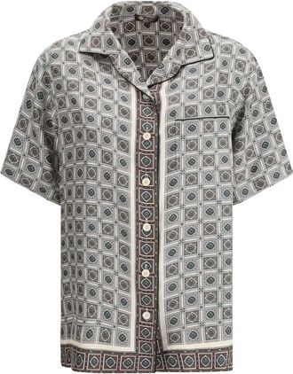Loro Piana Zijden Blouse - Dames - Blouses & Shirts - Veelkleurig - Maat: XS Zijde