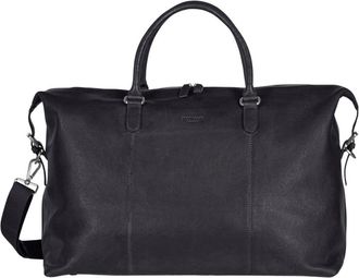 Howard London Weekendtas Jacob - Heren - Weekendtassen - Zwart - ONE Size - Leer - Tassen