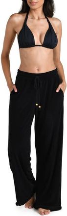 La Blanca Wild Nomad Cover-Up Pants in Black at Nordstrom, Size X-Small