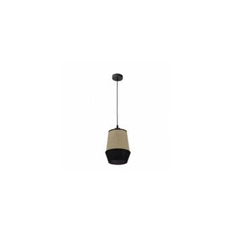 Fabrilamp Colgante Modelo Campana Negro Con Pantalla - Fabrilamp