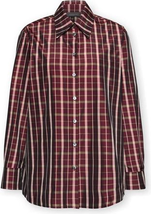 Elena Miro Dames, Blouses & Shirts, Rood, Maat: 6XL Taf