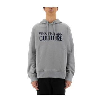 Versace Jeans Couture Uomo, Felpe, Grigio, L, new