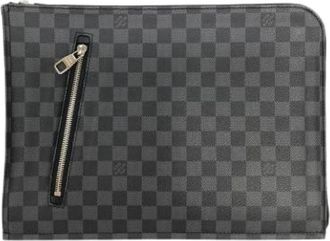 Louis Vuitton Pre-owned Clutches, male, Multicolor, Size: ONE SIZE Pre-owned Damier Graphite Clutch