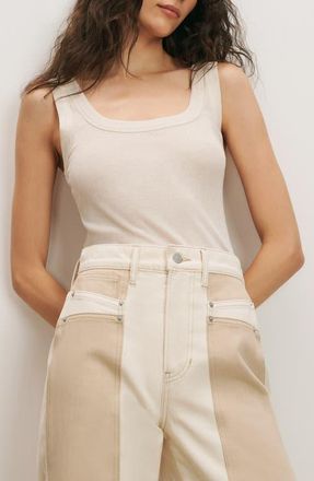 Veronica Beard Belvedere Tank in Ecru at Nordstrom, Size X-Small