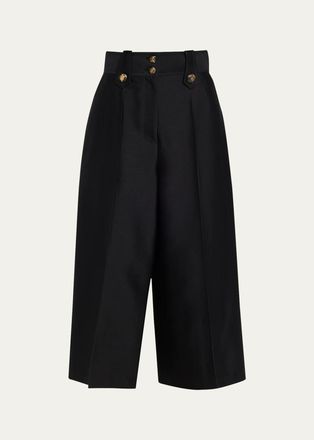 Zimmermann Valiant Wool-Silk Culottes