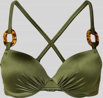 Dorina Bikini-Oberteil mit Zierelementen Modell GUARANA in Oliv, Gr&ouml;&szlig;e 75B