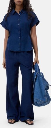 Closed Winona Wide Leg Pant In Dark Blue