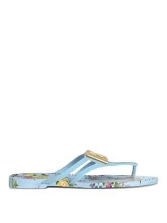 Dolce & Gabbana Dg Logo Thong Sandals