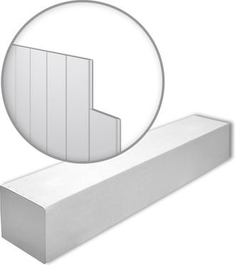 NMC Nmc - Wg1-box Wallstyl Noel Marquet 1 Caja 12 Piezas 3d Revestimiento Mural Dise&ntilde;o Moderno Blanco 2,28 M2