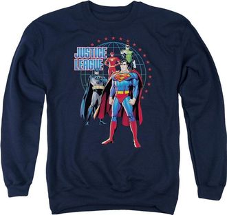 Gildan Justice League of America Protectors Adult Crewneck Sweatshirt