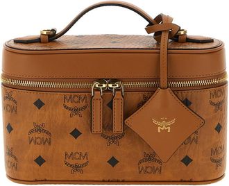 MCM Brown Aren Vanity Small Crossbody Bag