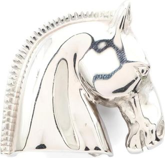 Hermès 2010s Horse Head brooch - women - Metal - One Size - Silver