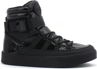 Colmar Evie Gloss 154 - Dames - Veterlaarzen - Zwart - 36 EU - Leer - Schoenen