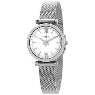 Fossil Carlie Mini Quartz Mother of Pear Dial Ladies Watch ES4432